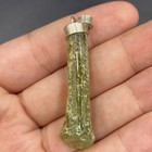 Genuine Ancient Roman Glass Fragment Pendent  With Rare Patina