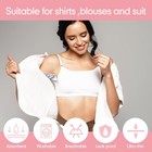 4 Pairs Underarm Sweat Pads Reusable Armpit 1 Fl Oz  pack Of 4   Nude  White 