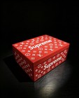 Supreme Red white All-over Logo Lidded Storage Box