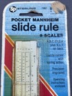 Vtg Nos Sterling Mannheim Trig Slide Rule  689 And Pocket Rule  687