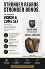Beard Bros     beard Brush   Comb Set   Premium Wooden Grooming Kit Men Top Seller