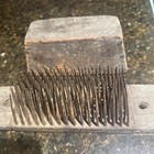 Antique Flax Hetchel Farm Tool Hatchel Hackle Primitive Wool Comb Carder Brush 