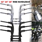 12  14  16  18  Rise Ape Hangers Handlebars 2  Dna Monster Fat Bars For Harley