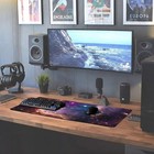 Galaxy Gaming Mouse Pad Desk Keyboard Mat Extended Large Size Folding 31 5 x12 