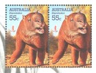 2008 Australia Large Extinct Animals  diprotodon  Souvenir Sheet   pc259 