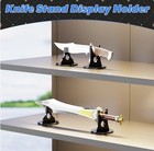 Acrylic Knife Display Stand Holder   Non-slip Base   Sword   Knife Shelf Stand