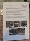 New Old Stock Fitmint Boot Trunk Lid Garnish For Nissan Skyline R32 Gtr Gtst Jdm