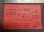 Vintage Tattoo Business Card Fast Freddie   
