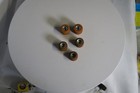 1960 s Slot Car 8 Tires - 2 Axles - 3 Motors - Untested - 1 32 