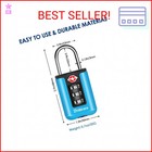 Brillirare 2 Pack Tsa Approved Luggage Locks  Combination Travel Padlock  3-digi