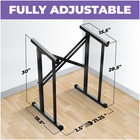 Portable Audio Mixer Stand     Foldable  Adjustable For Dj  Synth  Mpc  Turntable
