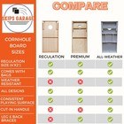 Cornhole Boards Skips Garage Black Navy Foldable Legs Corn Filled Bags