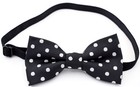 Little Boys Pre   tied Polka Dot Bow Ties For Kids Black