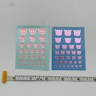 Transformers Autobot   Decepticon Logo Stickers  Authentic G1 Decal Sign Sticker