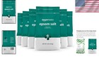 Gentle Eucalyptus Epsom Salt Crystals - 6 X 3 Pounds For Invigorating Bath Soaks