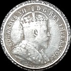 Canada 1902-h  5 Cents  Old Silver World Coin   4709