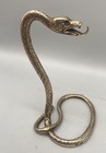    Rare Antique Victorian 19th Century Bronze Snake Pocket Watch Holder Sculpture