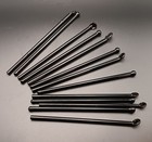 Vintage Set Of 13 Black Glass Swizzle Sticks Cocktail Stirrers Happy Hour Mcm