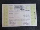 1974 - 1983 Southern California Edison Company Stock Bond Certificates X2