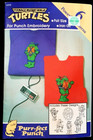 2 Punch Embroidery Pattern Books Tmnt Teenage Mutant Ninja Turtles Nos  1990 Vtg