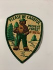 Vintage Smokey The Bear Prevent Forest Fires Us Forestry Embroidered Patch