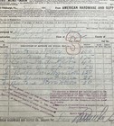 1922 Pennsylvania Railroad For American Hardware Bill Of Lading 