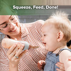 Silicone Baby Food Dispensing Spoon Feeder 4oz bpa Free grey