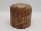 Vintage Antique Grand Wood Hat Mold Millinery Head Style Block Form 7 1 8