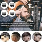 Electric Hair Clipper For Men Rechargeable Trimmer Shaver Vintage Barber Razor