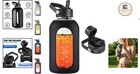 Civago 64 Oz Glass Water Bottle With Detachable Straw  Half Gallon Water Jug Wit