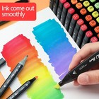 120 Colours Marker Pens Set Drawing Sketch Art School Supplies Stationery Letter
