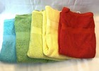 Tommy Hilfiger Home 100  Cotton Towels  set Of 7  Multi-color  5 New 2 Used Good
