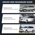 Rearward Door C-pillar Windshield Outer Trim Set Outer left   Right 