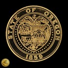 Vintage 1988 Oregon State Capitol 50th Birthday Bronze Souvenir Token -e1080