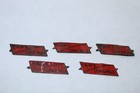  Vintage Tin Tobacco Tag R w s Long Pole Lot Of 5  3