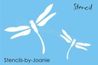 Joanie Stencil 6 x9  Dragonfly Wings Summer Garden Butterfly Nature Diy Signs