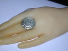 Antique Coin Replica Sterling Silver Ring- Size 7 1 2 