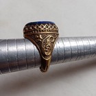 Very Rare Ancient Amazing Ring Bronze Antique Engraved Authentic Genuine
