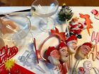 Vtg Lot Cupcake Cake Toppers Picks Holiday Clown Easter Christmas St  Pat   More