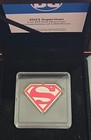 2021 Dc Comics Superman Shield Niue 1 Oz   999 Fine Silver Limited Edition 5000