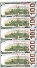 Pack Of 5  Movie Prop Magic Fake Bills Replica Money  Music Prank Joke Fast Ship
