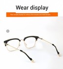 5 Pairs Silicone Eyeglass Ear Grips  Non-slip Glasses Accessories-black clear
