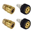 Pressure Washer Adapter Set  M22  m22-14mm  To 3 8   Quick Connect  2 Pack 