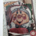 Wonderart Vtg  mrs  Claus  Latch Hook Rug Kit Christmas 12x12 Caron-sealed-read