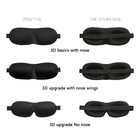 Travel 3d Eye Mask Sleep Soft Padded Shade Cover Rest Relax Blindfold