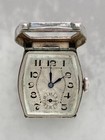 A Fine And Rare Vintage Vertex Watch Co  Art Deco Silver Tonneau-shape Watch