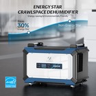 Argendon Shield 60 145 Pint Basement crawlspace Dehumidifier W  Hose 5y Warranty