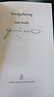 Patti Smith     autographed      woolgathering   New Signed Paperback Book 2024