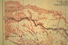 Vintage Southern Pacific Rr Map Terrell County Texas Dryden Pumpville Ghost Town