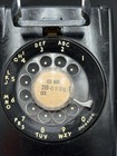 Vtg 50s 60s Black Bell System Western Electric 554 Rotary Dial Wall Phone Untest